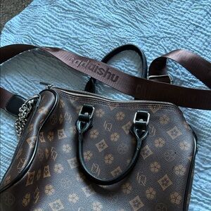 Brown Monogram Satchel Handbag  and Calvin Klein as bundle